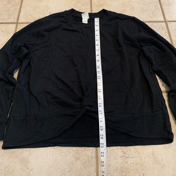 H&M Black Twist-Front Sweatshirt Size XL - Picture 7 of 7